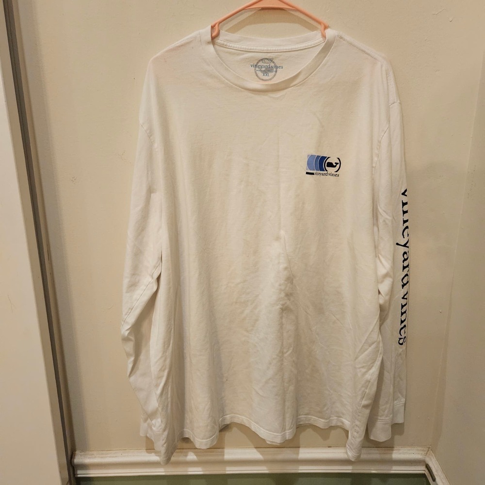 Men's Vineyard Vines Long Sleeve 100% Cptton Tee Siz XXL